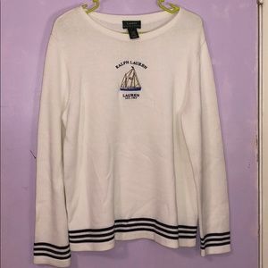 Lauren Ralph Lauren nautical sailboat sweater